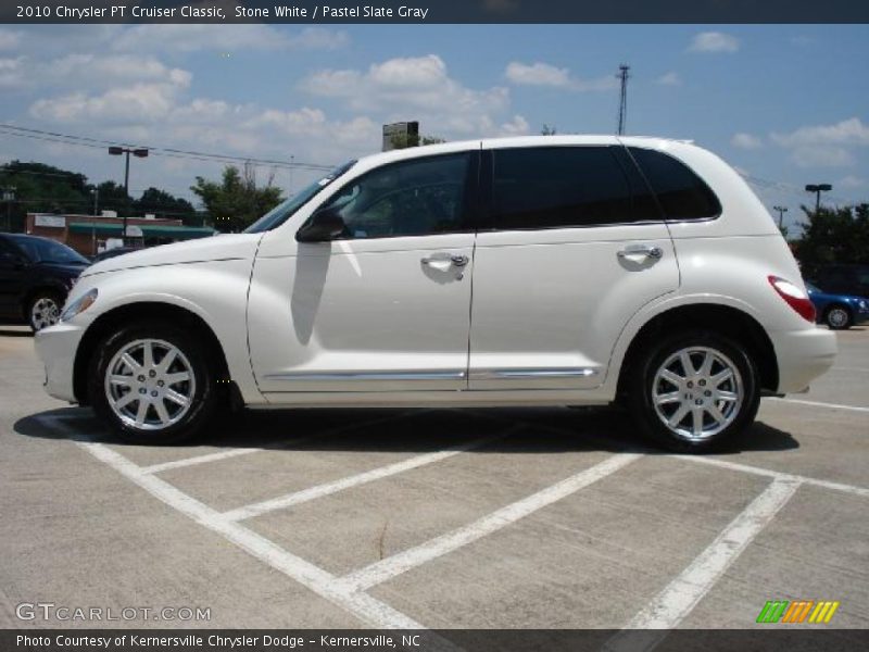 Stone White / Pastel Slate Gray 2010 Chrysler PT Cruiser Classic