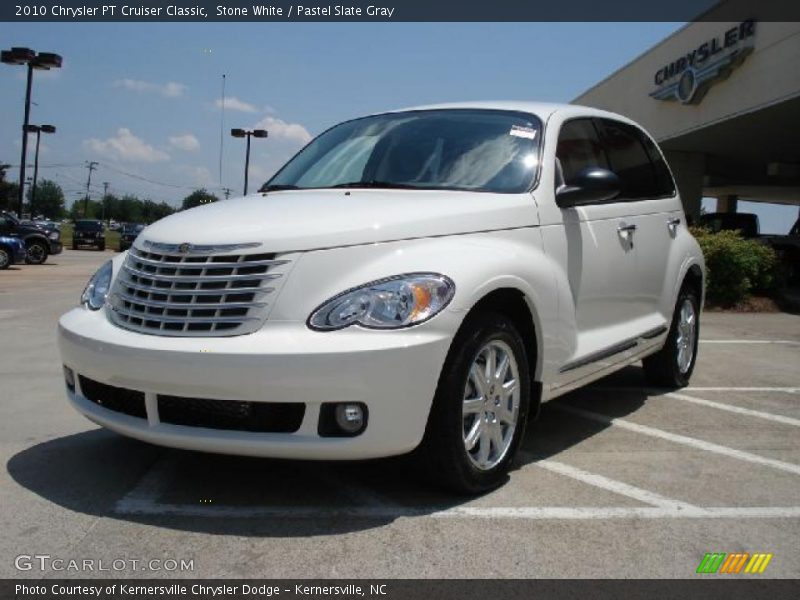 Stone White / Pastel Slate Gray 2010 Chrysler PT Cruiser Classic