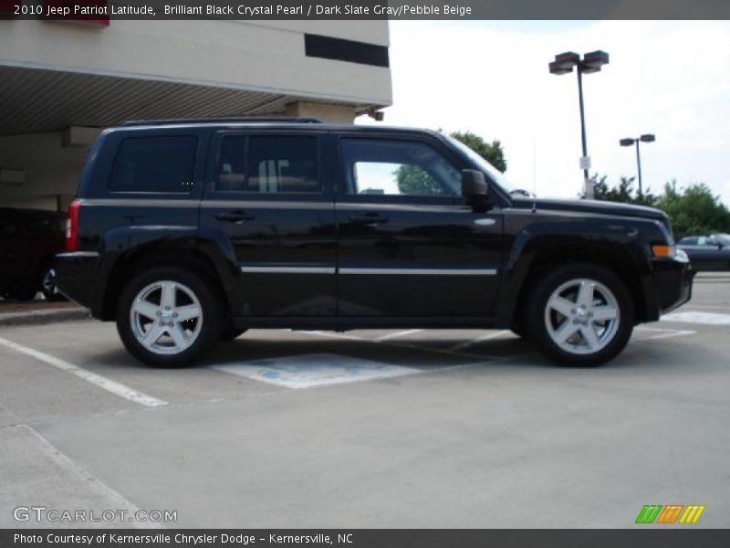 Brilliant Black Crystal Pearl / Dark Slate Gray/Pebble Beige 2010 Jeep Patriot Latitude