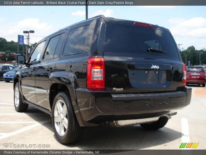 Brilliant Black Crystal Pearl / Dark Slate Gray/Pebble Beige 2010 Jeep Patriot Latitude