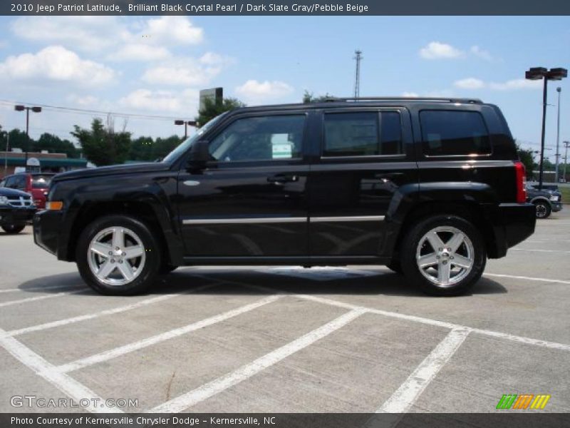 Brilliant Black Crystal Pearl / Dark Slate Gray/Pebble Beige 2010 Jeep Patriot Latitude