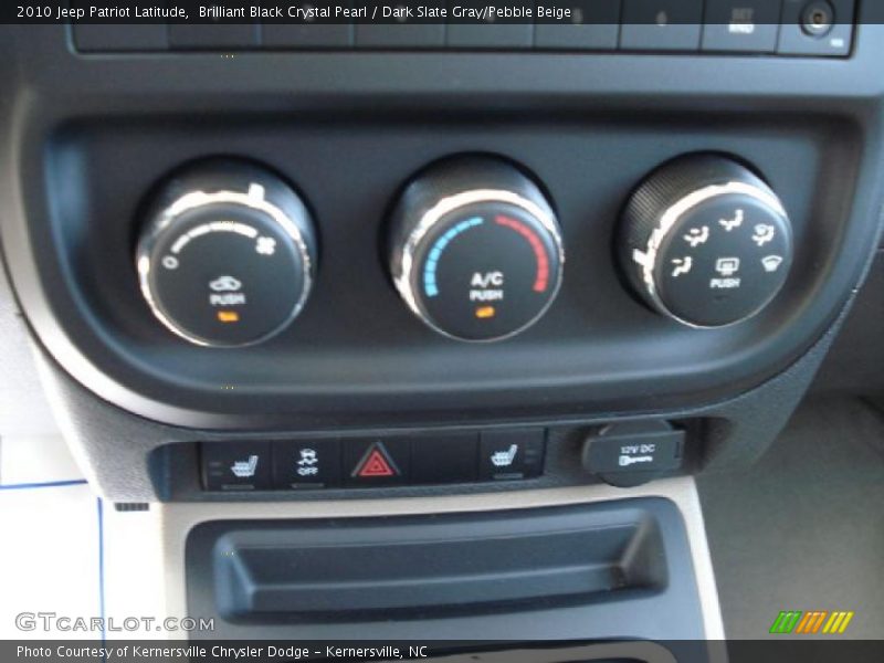 Brilliant Black Crystal Pearl / Dark Slate Gray/Pebble Beige 2010 Jeep Patriot Latitude