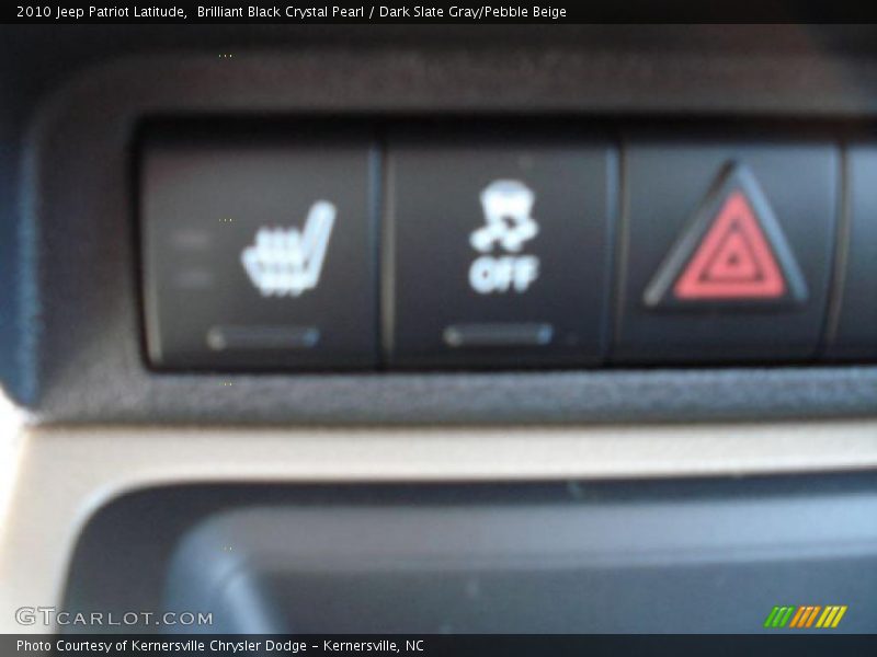 Brilliant Black Crystal Pearl / Dark Slate Gray/Pebble Beige 2010 Jeep Patriot Latitude