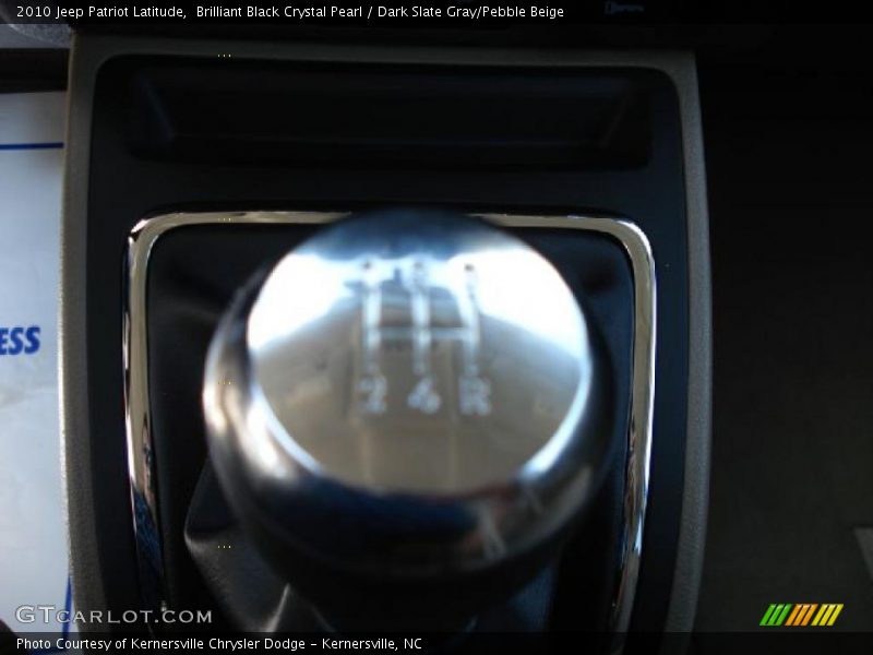 Brilliant Black Crystal Pearl / Dark Slate Gray/Pebble Beige 2010 Jeep Patriot Latitude
