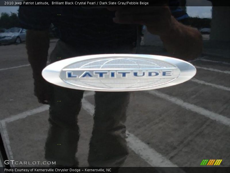 Brilliant Black Crystal Pearl / Dark Slate Gray/Pebble Beige 2010 Jeep Patriot Latitude