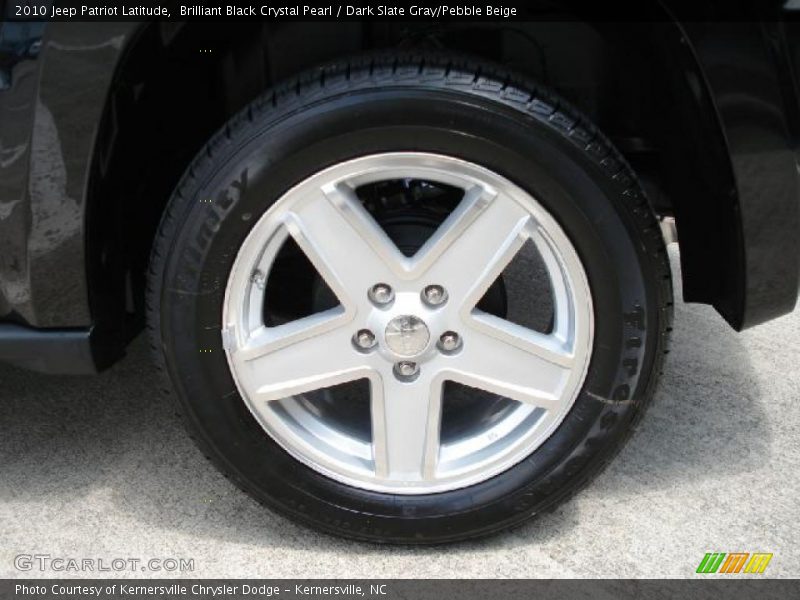 Brilliant Black Crystal Pearl / Dark Slate Gray/Pebble Beige 2010 Jeep Patriot Latitude