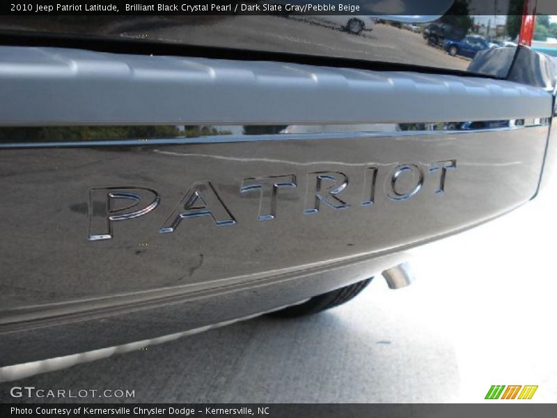 Brilliant Black Crystal Pearl / Dark Slate Gray/Pebble Beige 2010 Jeep Patriot Latitude