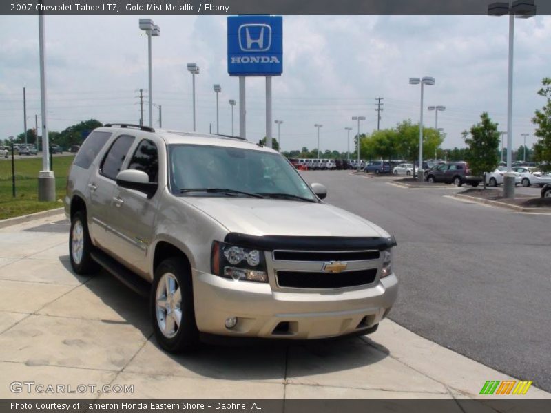 Gold Mist Metallic / Ebony 2007 Chevrolet Tahoe LTZ