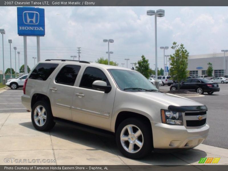 Gold Mist Metallic / Ebony 2007 Chevrolet Tahoe LTZ