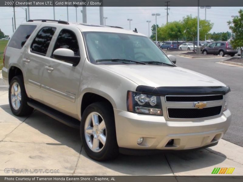 Gold Mist Metallic / Ebony 2007 Chevrolet Tahoe LTZ