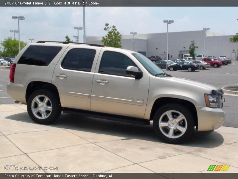 Gold Mist Metallic / Ebony 2007 Chevrolet Tahoe LTZ