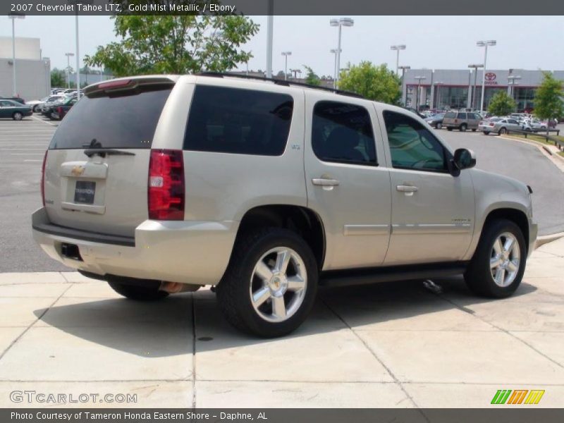 Gold Mist Metallic / Ebony 2007 Chevrolet Tahoe LTZ