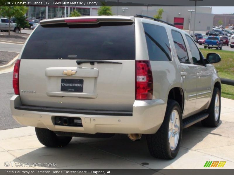 Gold Mist Metallic / Ebony 2007 Chevrolet Tahoe LTZ