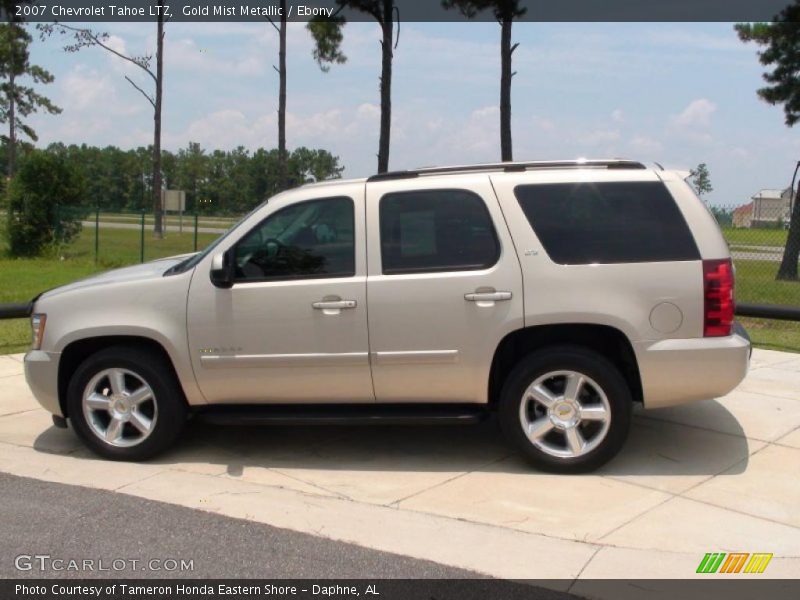 Gold Mist Metallic / Ebony 2007 Chevrolet Tahoe LTZ