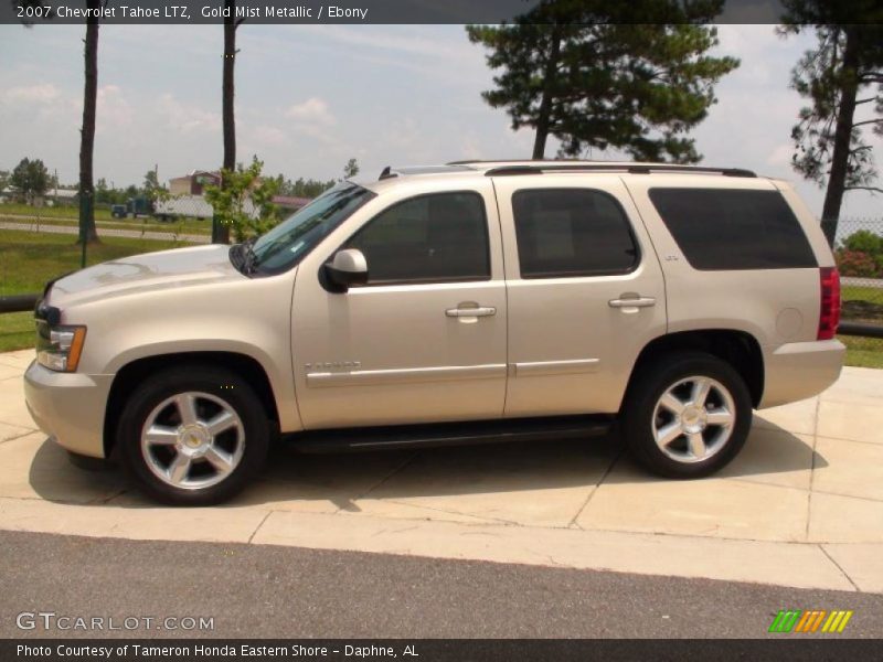 Gold Mist Metallic / Ebony 2007 Chevrolet Tahoe LTZ