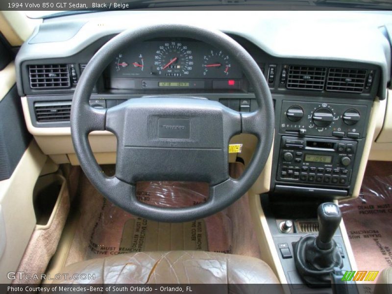 Black / Beige 1994 Volvo 850 GLT Sedan