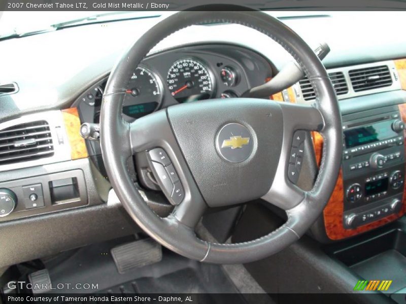 Gold Mist Metallic / Ebony 2007 Chevrolet Tahoe LTZ