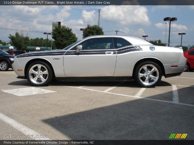 Bright Silver Metallic / Dark Slate Gray 2010 Dodge Challenger R/T Classic