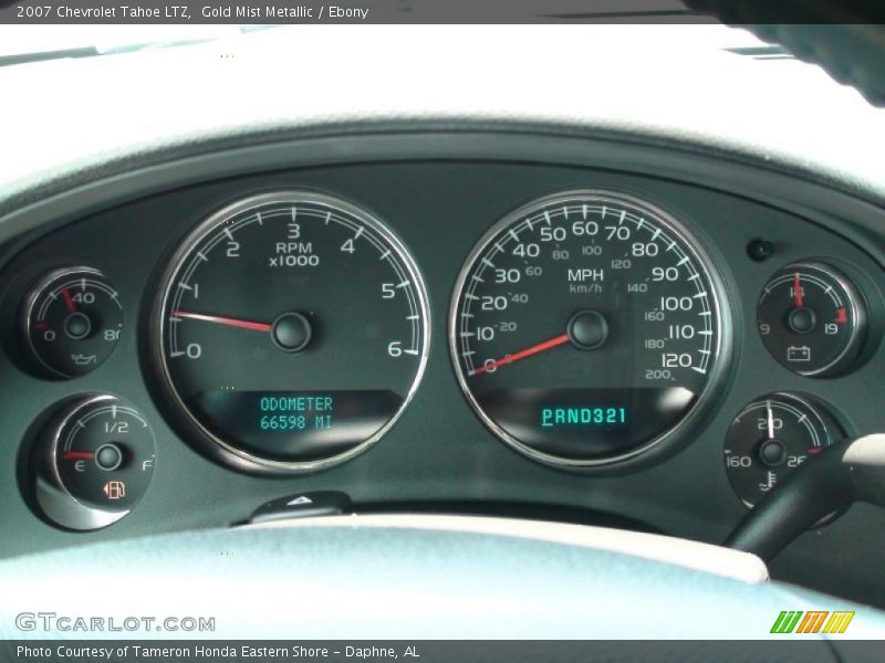 Gold Mist Metallic / Ebony 2007 Chevrolet Tahoe LTZ