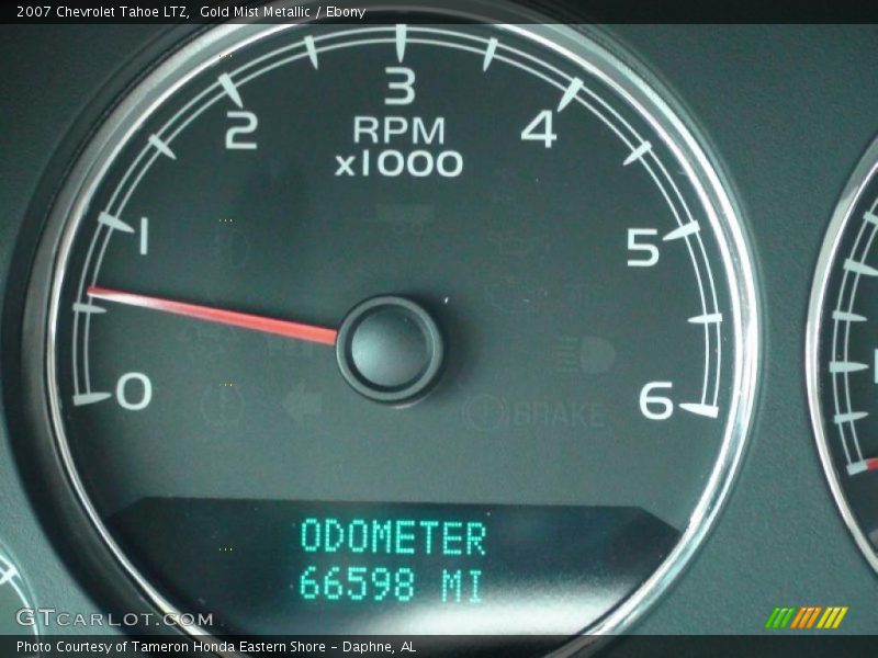 Gold Mist Metallic / Ebony 2007 Chevrolet Tahoe LTZ