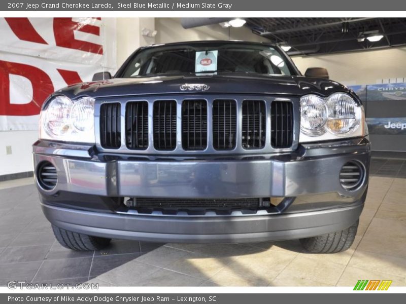 Steel Blue Metallic / Medium Slate Gray 2007 Jeep Grand Cherokee Laredo