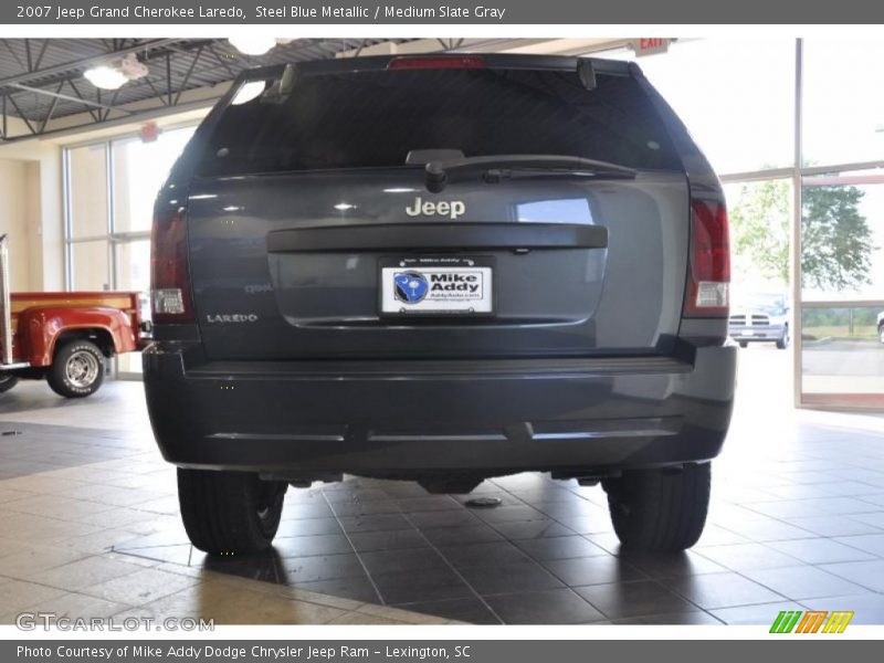 Steel Blue Metallic / Medium Slate Gray 2007 Jeep Grand Cherokee Laredo