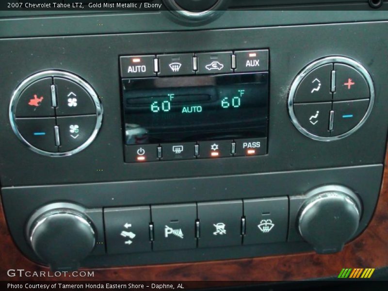 Gold Mist Metallic / Ebony 2007 Chevrolet Tahoe LTZ