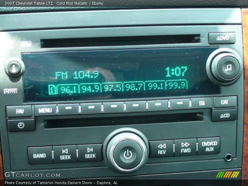 Gold Mist Metallic / Ebony 2007 Chevrolet Tahoe LTZ