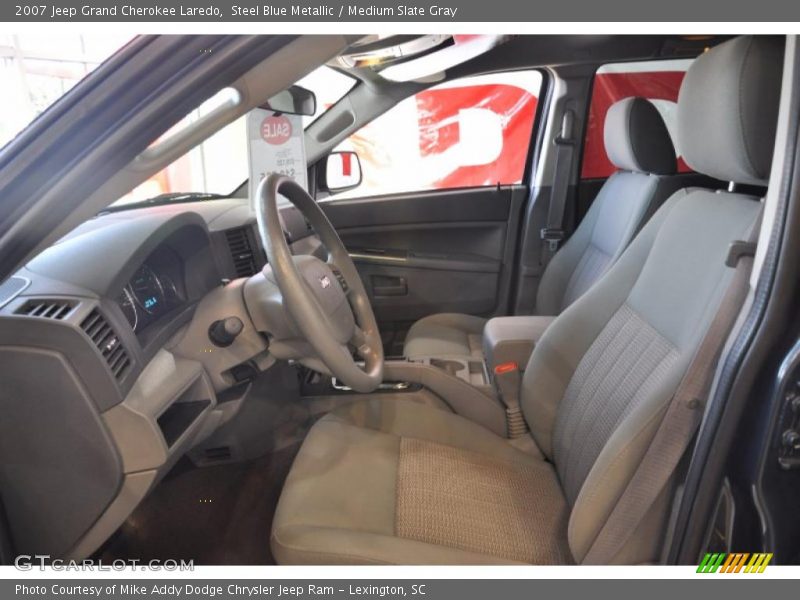 Steel Blue Metallic / Medium Slate Gray 2007 Jeep Grand Cherokee Laredo