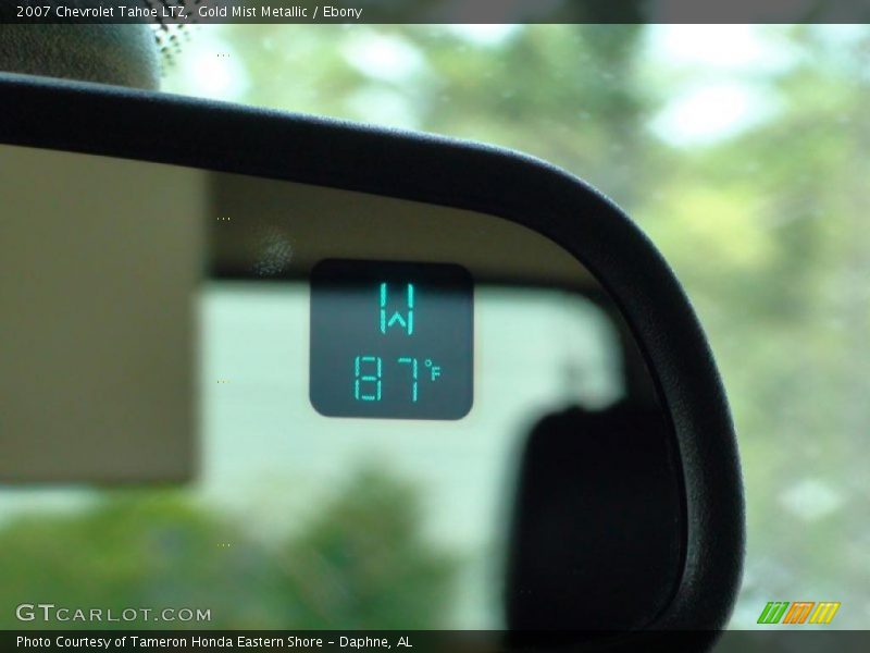 Gold Mist Metallic / Ebony 2007 Chevrolet Tahoe LTZ