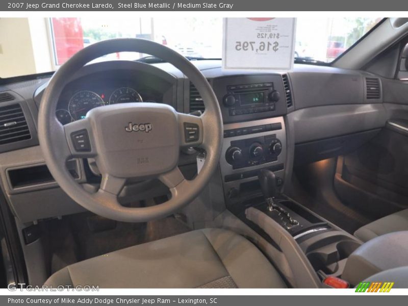 Steel Blue Metallic / Medium Slate Gray 2007 Jeep Grand Cherokee Laredo