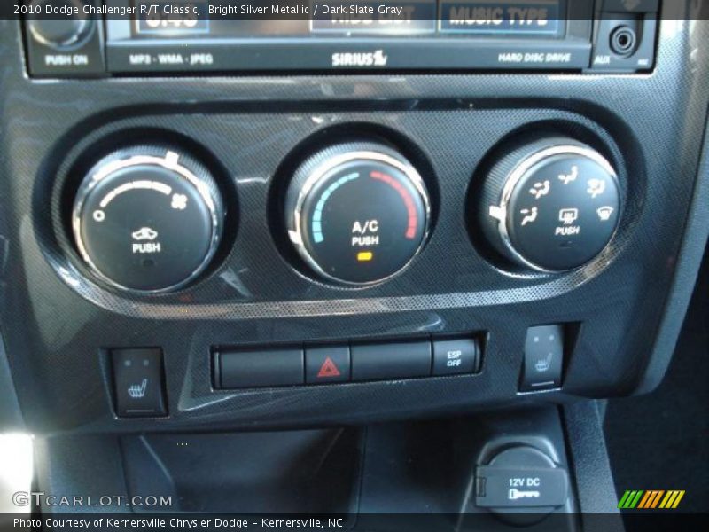 Bright Silver Metallic / Dark Slate Gray 2010 Dodge Challenger R/T Classic