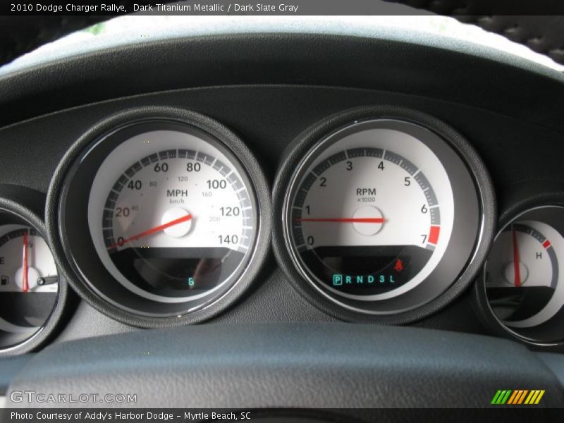 Dark Titanium Metallic / Dark Slate Gray 2010 Dodge Charger Rallye
