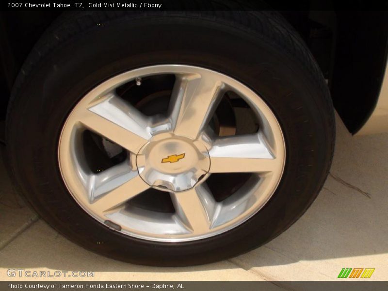 Gold Mist Metallic / Ebony 2007 Chevrolet Tahoe LTZ