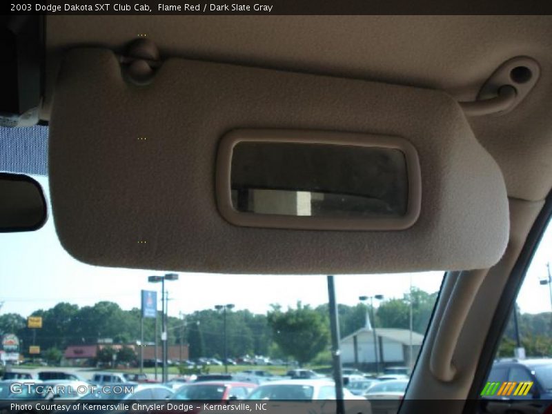 Flame Red / Dark Slate Gray 2003 Dodge Dakota SXT Club Cab
