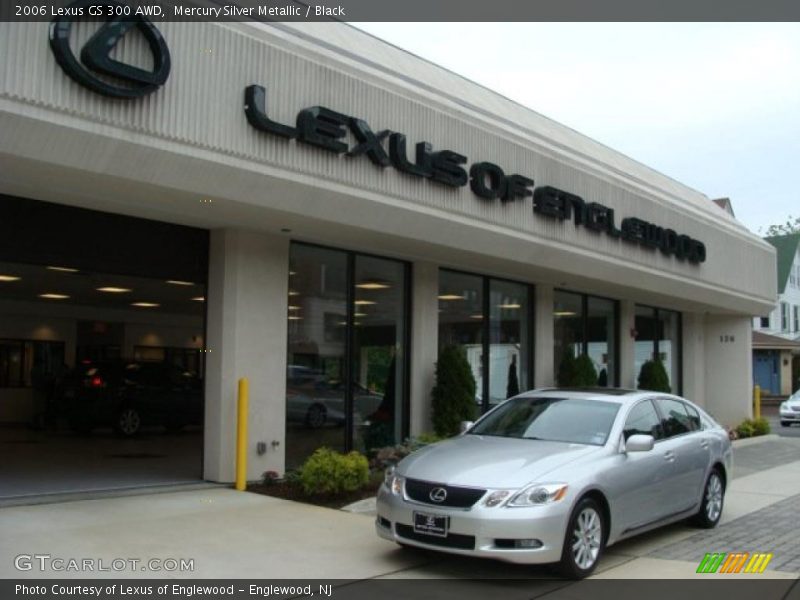 Mercury Silver Metallic / Black 2006 Lexus GS 300 AWD