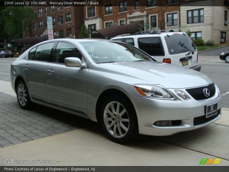 Mercury Silver Metallic / Black 2006 Lexus GS 300 AWD