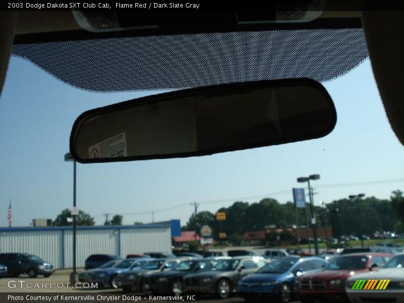 Flame Red / Dark Slate Gray 2003 Dodge Dakota SXT Club Cab