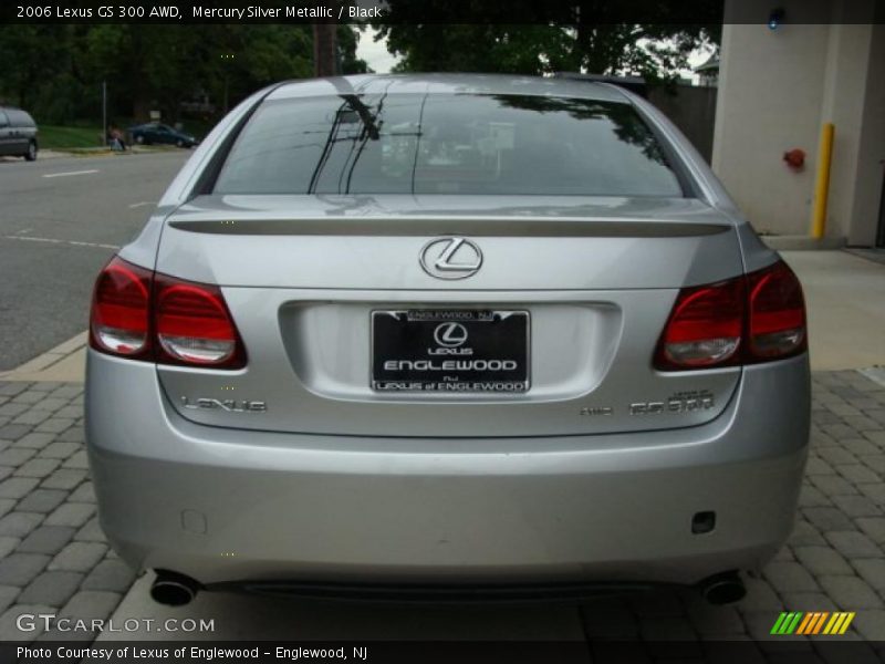 Mercury Silver Metallic / Black 2006 Lexus GS 300 AWD