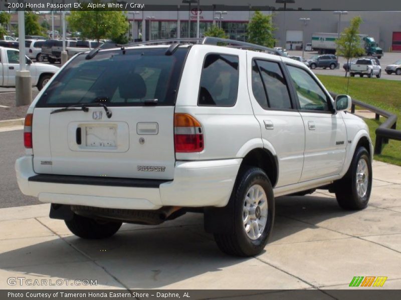 Alpine White / Gray 2000 Honda Passport EX