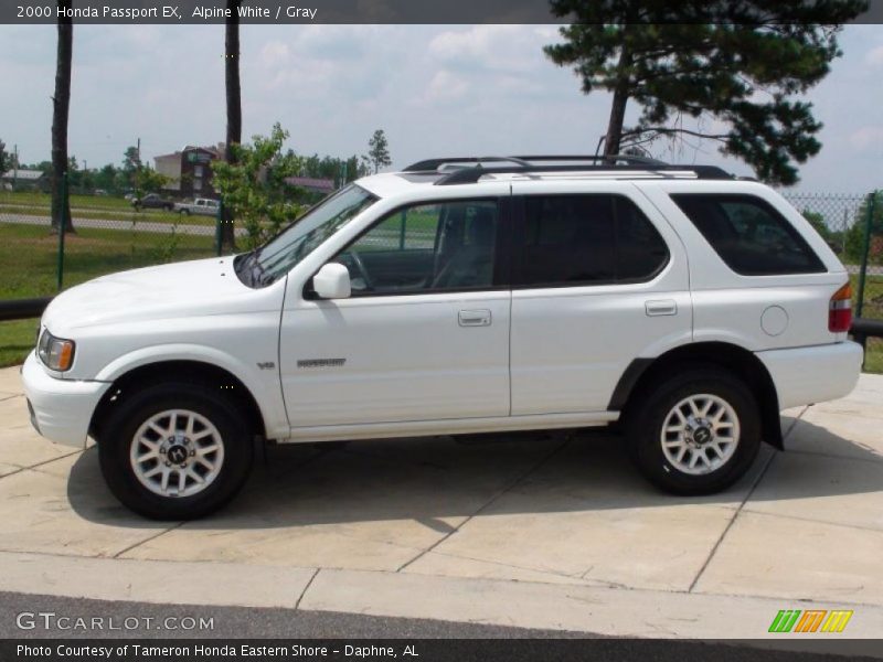 Alpine White / Gray 2000 Honda Passport EX