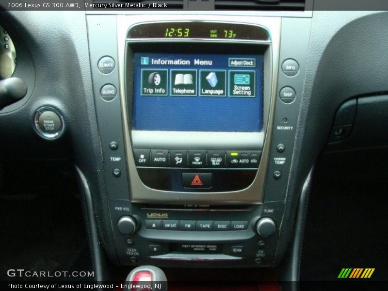 Mercury Silver Metallic / Black 2006 Lexus GS 300 AWD