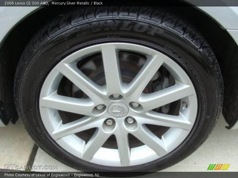 Mercury Silver Metallic / Black 2006 Lexus GS 300 AWD
