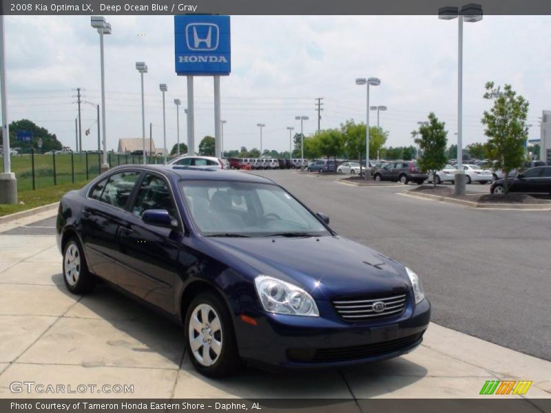 Deep Ocean Blue / Gray 2008 Kia Optima LX