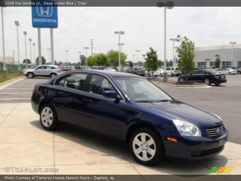 Deep Ocean Blue / Gray 2008 Kia Optima LX