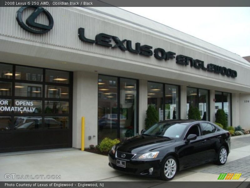 Obsidian Black / Black 2008 Lexus IS 250 AWD