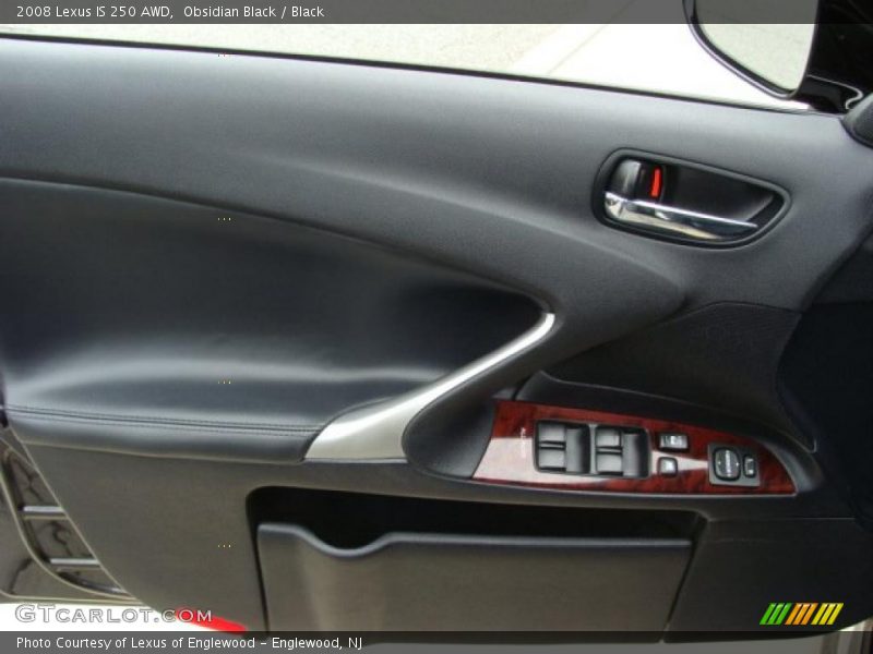 Obsidian Black / Black 2008 Lexus IS 250 AWD