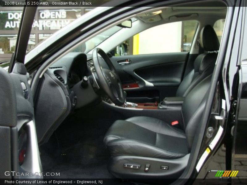Obsidian Black / Black 2008 Lexus IS 250 AWD