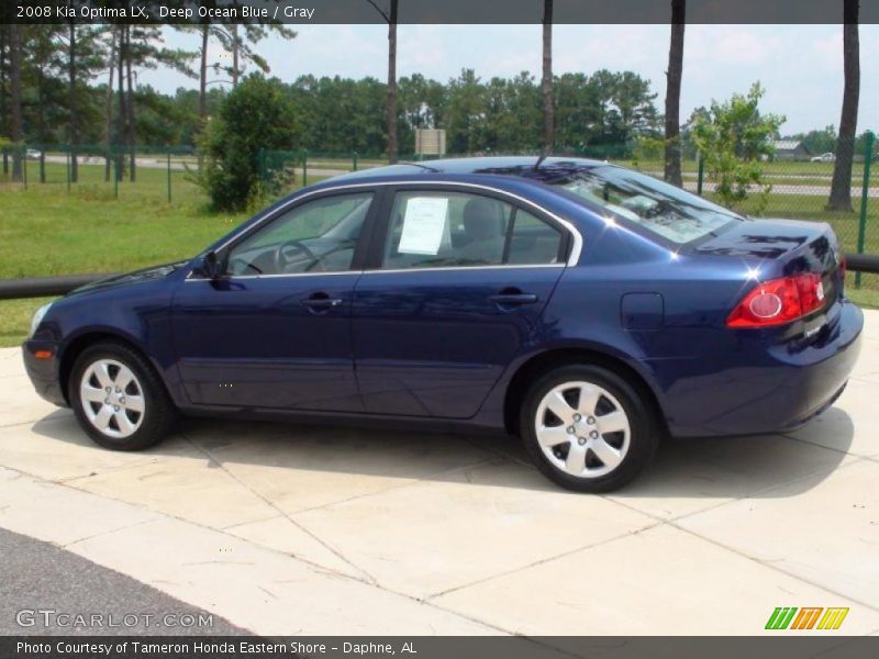 Deep Ocean Blue / Gray 2008 Kia Optima LX