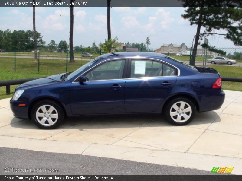 Deep Ocean Blue / Gray 2008 Kia Optima LX